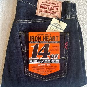 Iron Heart 14oz - 555s selvedge jeans